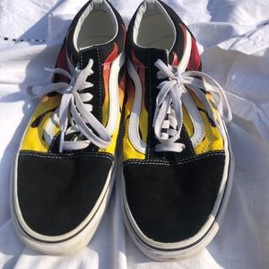 Old Skool Flame Vans